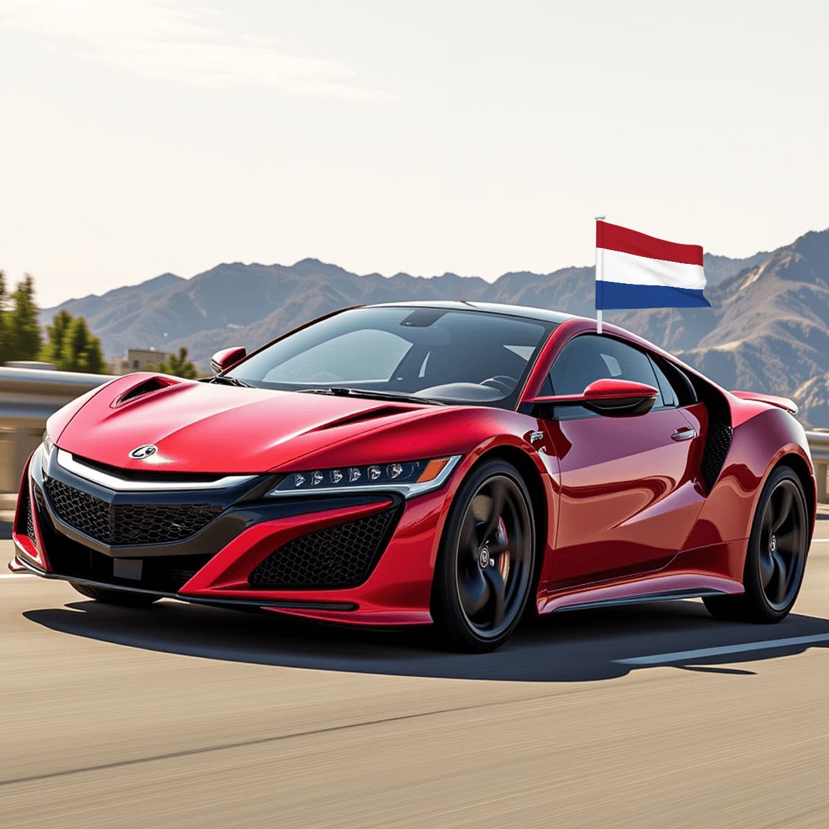 Netherlands Car Flag — RAYAH.club