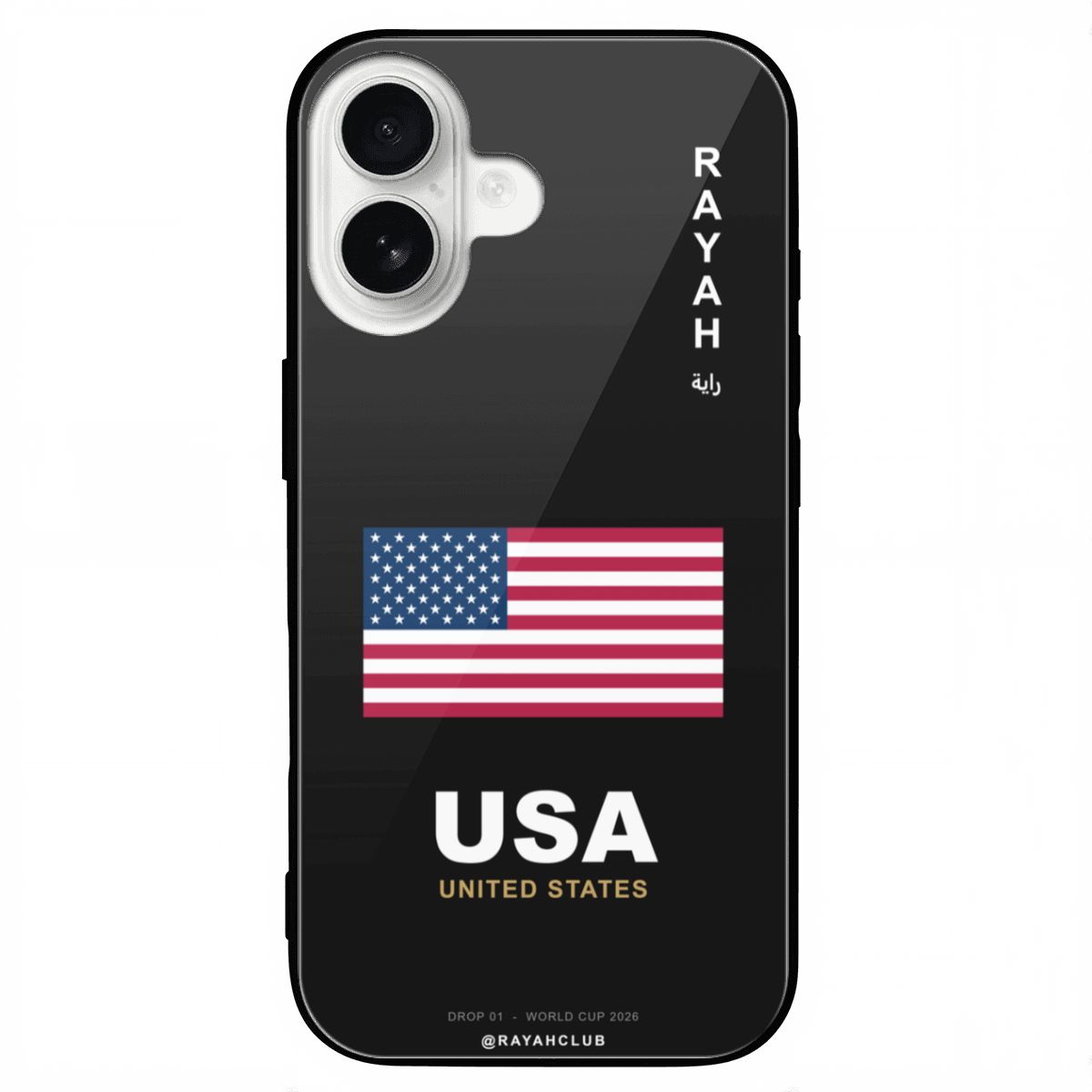 United States iPhone 16 Glass Case — RAYAH.club