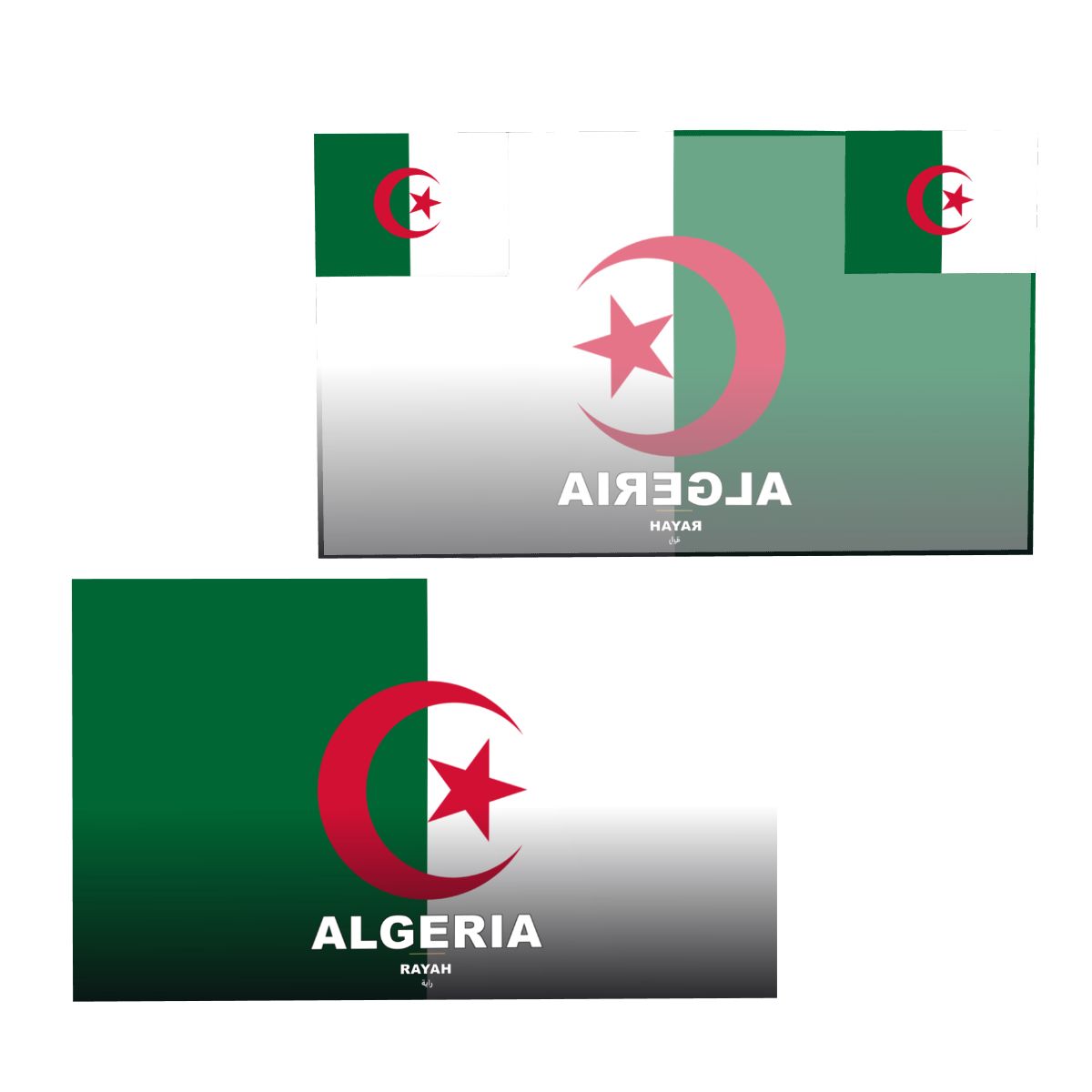 Algeria World Cup 2026 Cape — Fan Flag Wearable