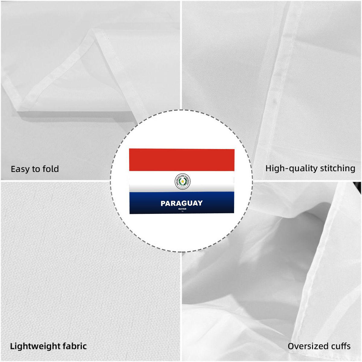 Paraguay World Cup 2026 Cape — Fan Flag Wearable