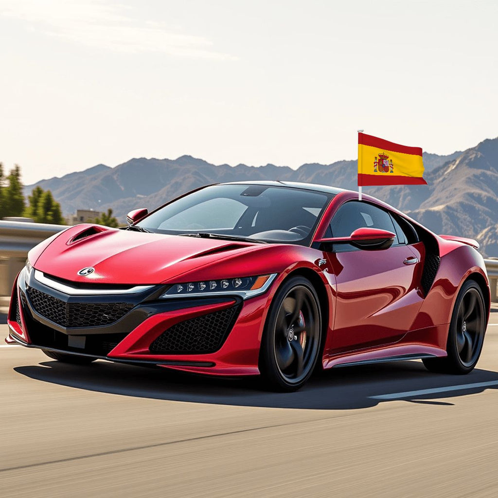 Spain Car Flag — RAYAH.club
