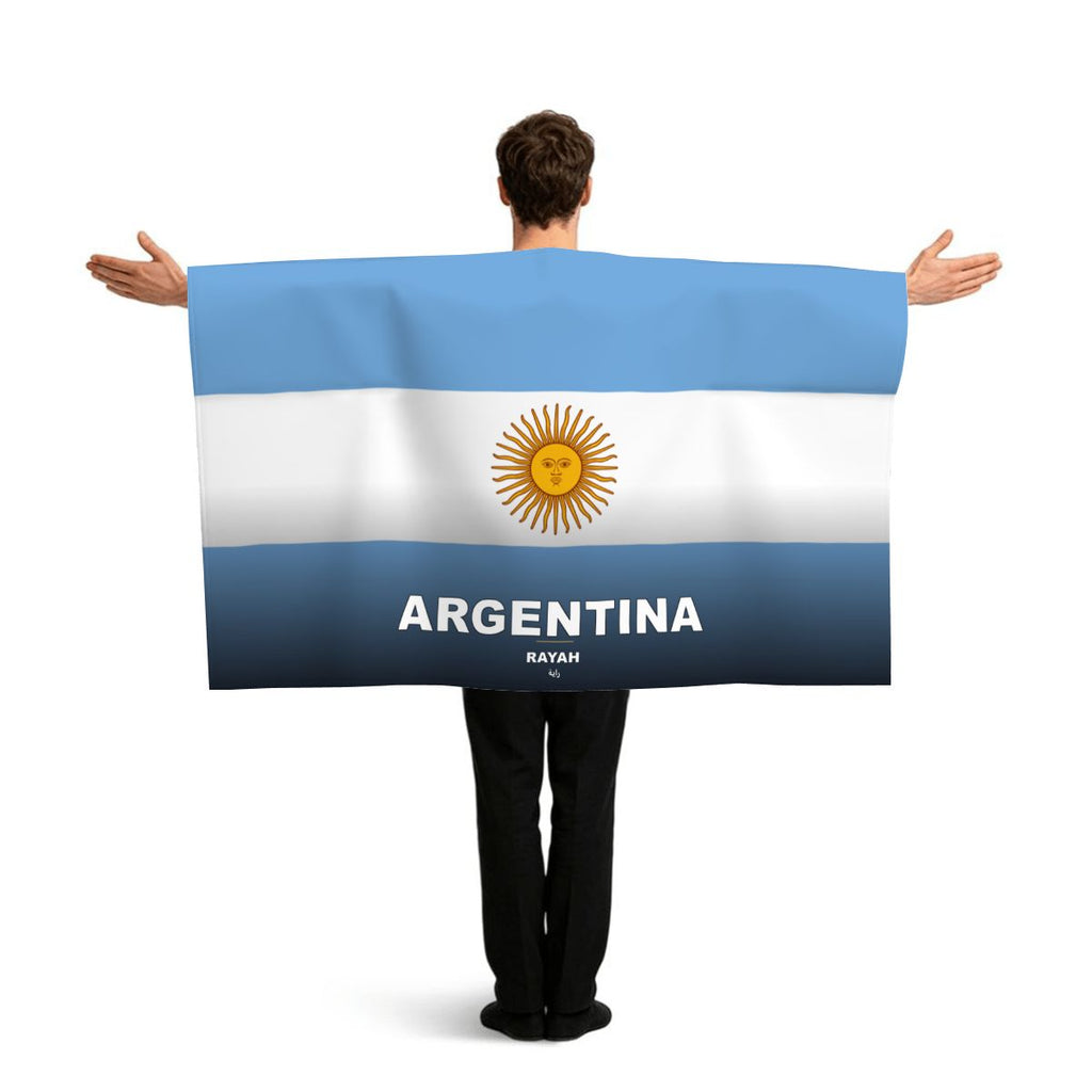 Argentina Flag Sleeve Cape — RAYAH.club