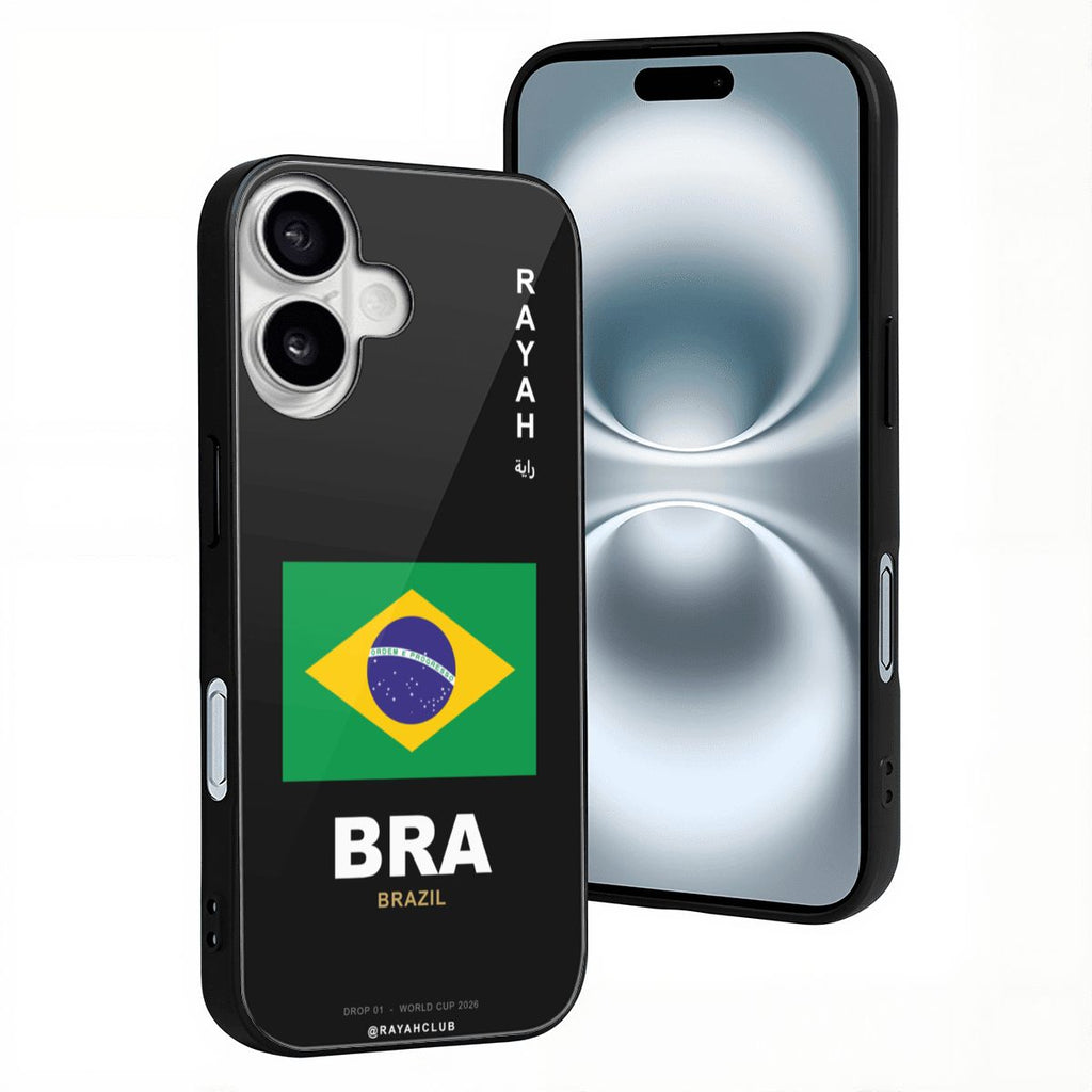 Brazil iPhone 16 Glass Case — RAYAH.club