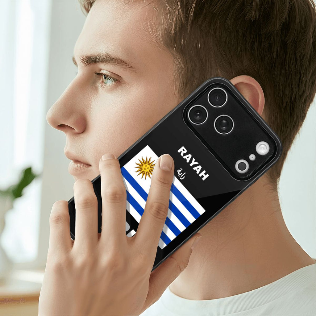 Uruguay iPhone 17 Pro Max Glass Case — RAYAH.club