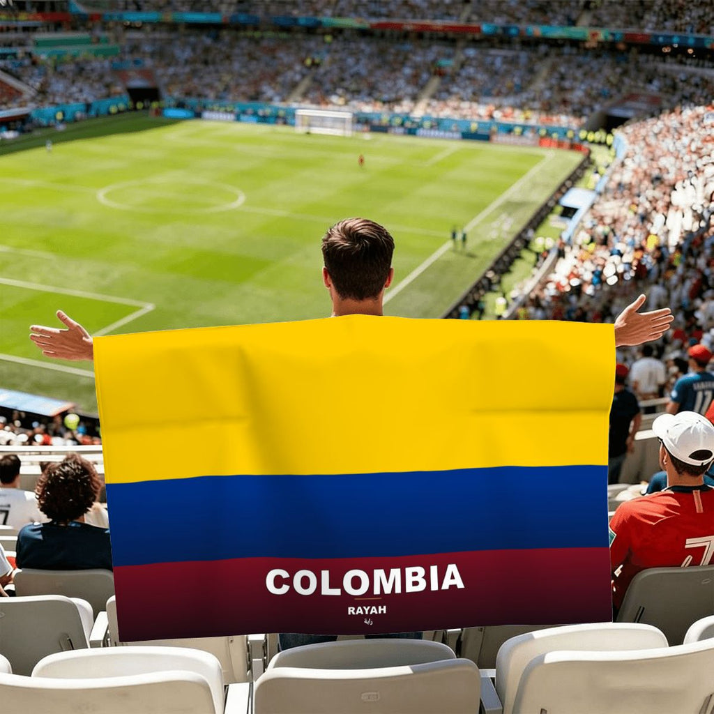 Colombia World Cup 2026 Cape — Fan Flag Wearable
