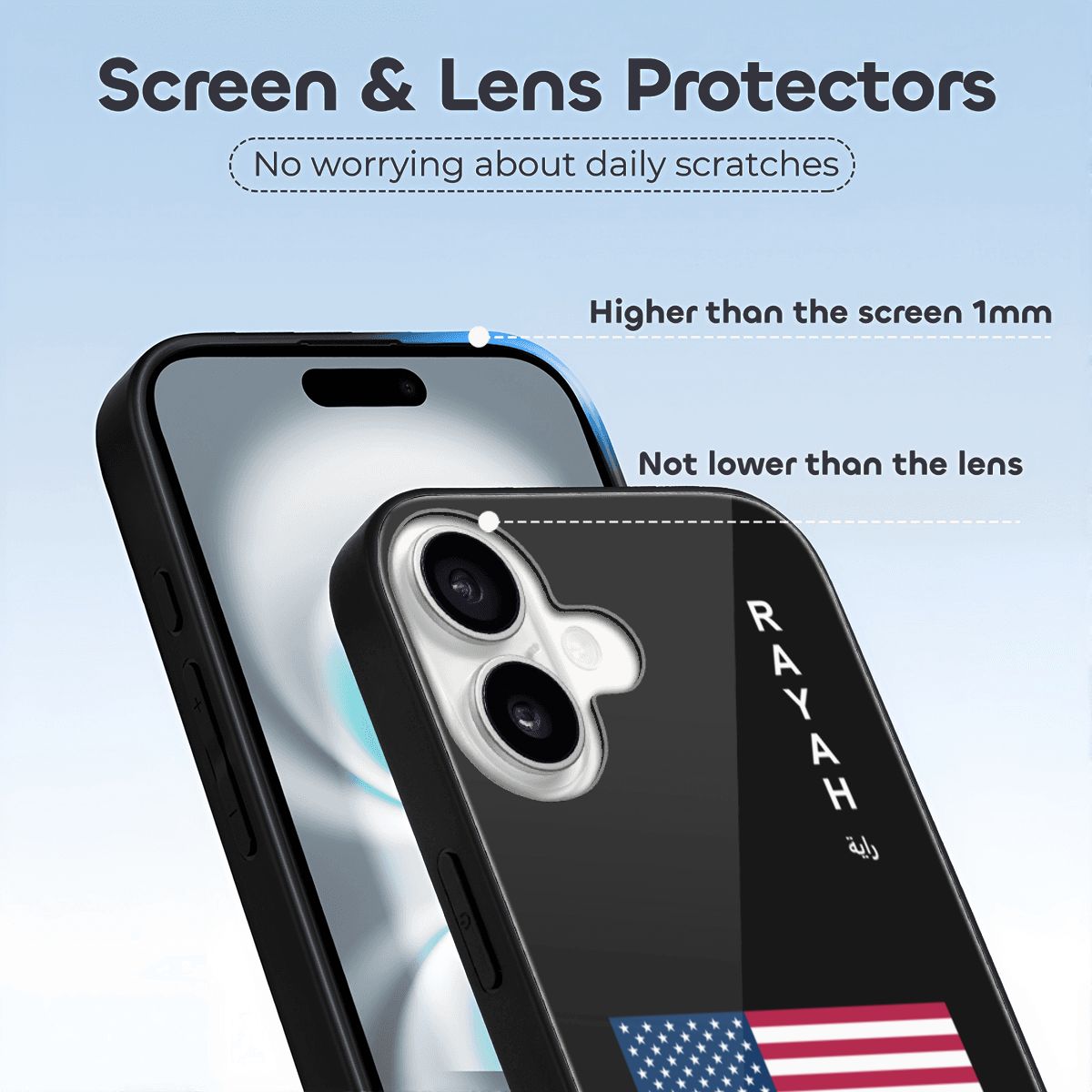 United States iPhone 16 Glass Case — RAYAH.club