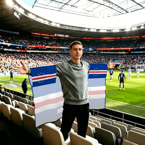 Cape Verde World Cup 2026 Cape — Fan Flag Wearable