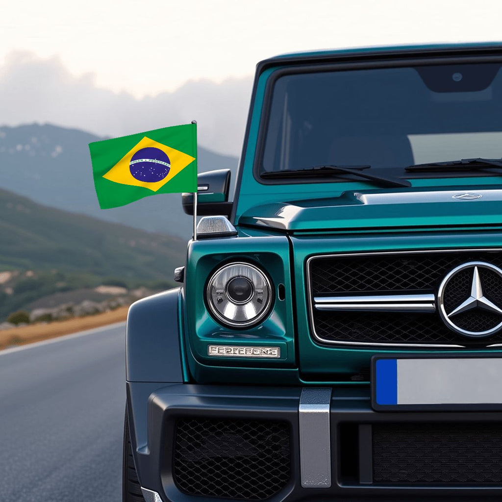 Brazil Car Flag — RAYAH.club