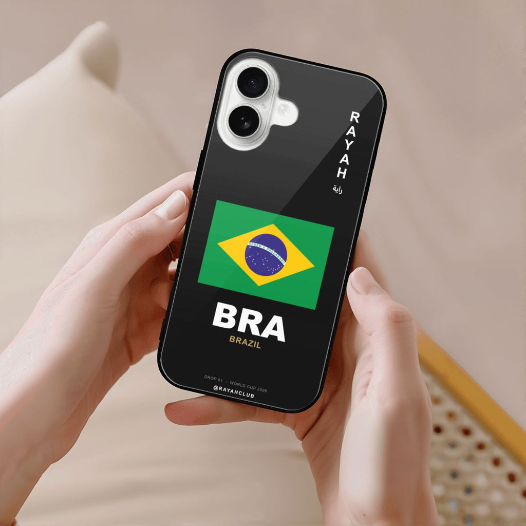 Brazil iPhone 16 Glass Case — RAYAH.club
