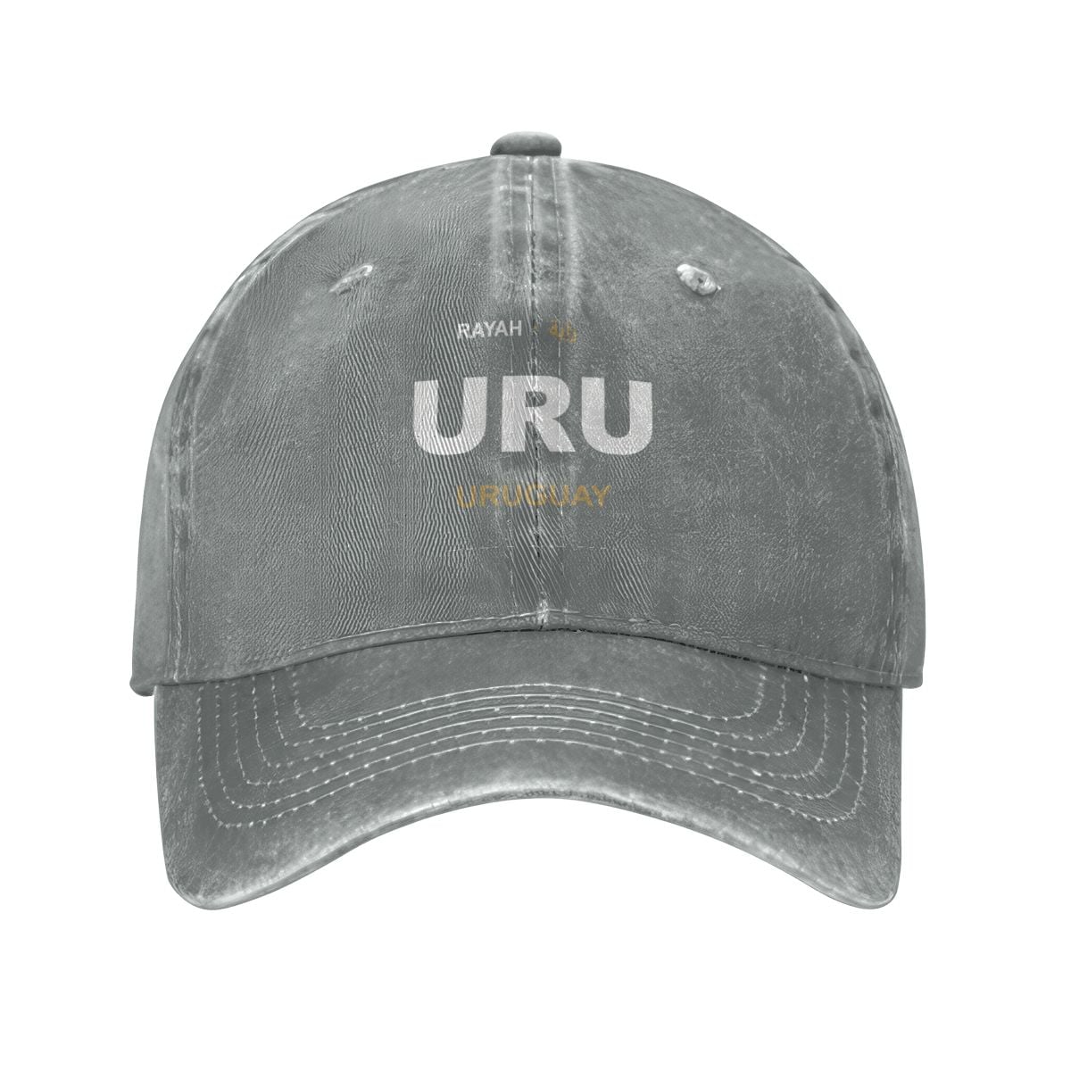 Uruguay Washed Denim Cap — RAYAH.club
