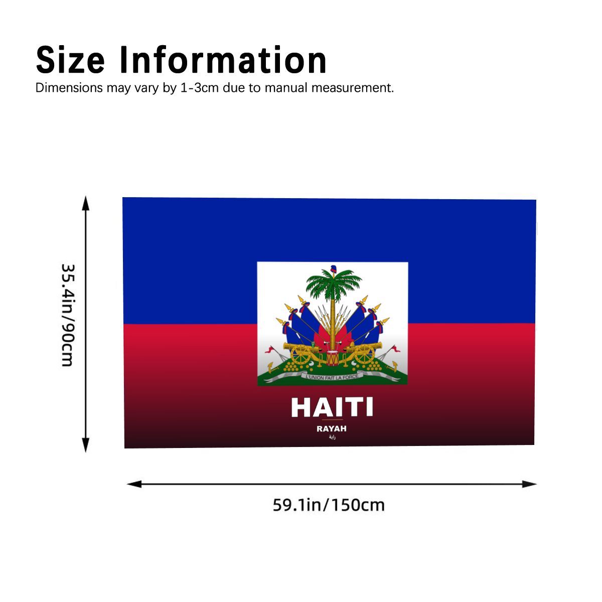 Haiti World Cup 2026 Cape — Fan Flag Wearable