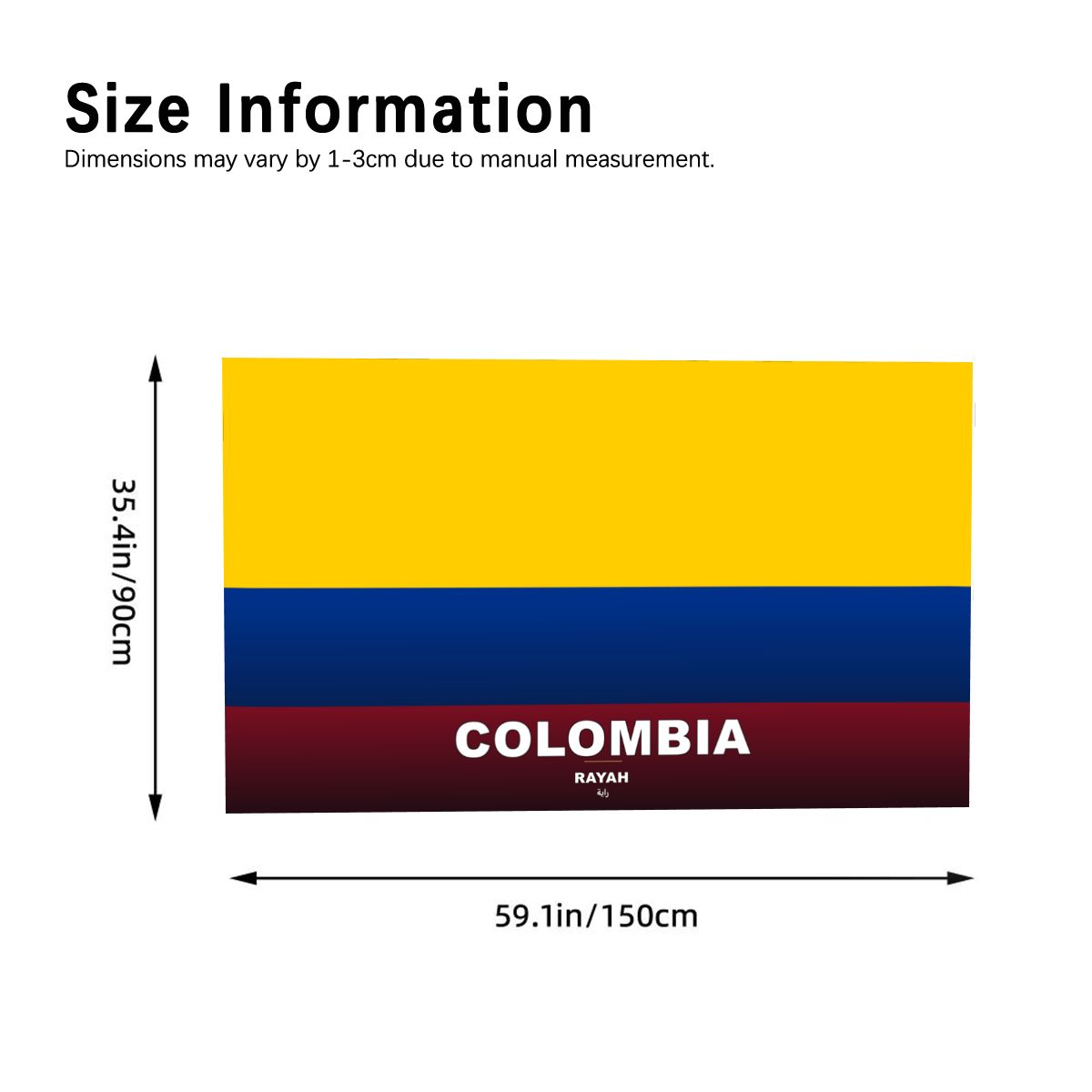 Colombia World Cup 2026 Cape — Fan Flag Wearable