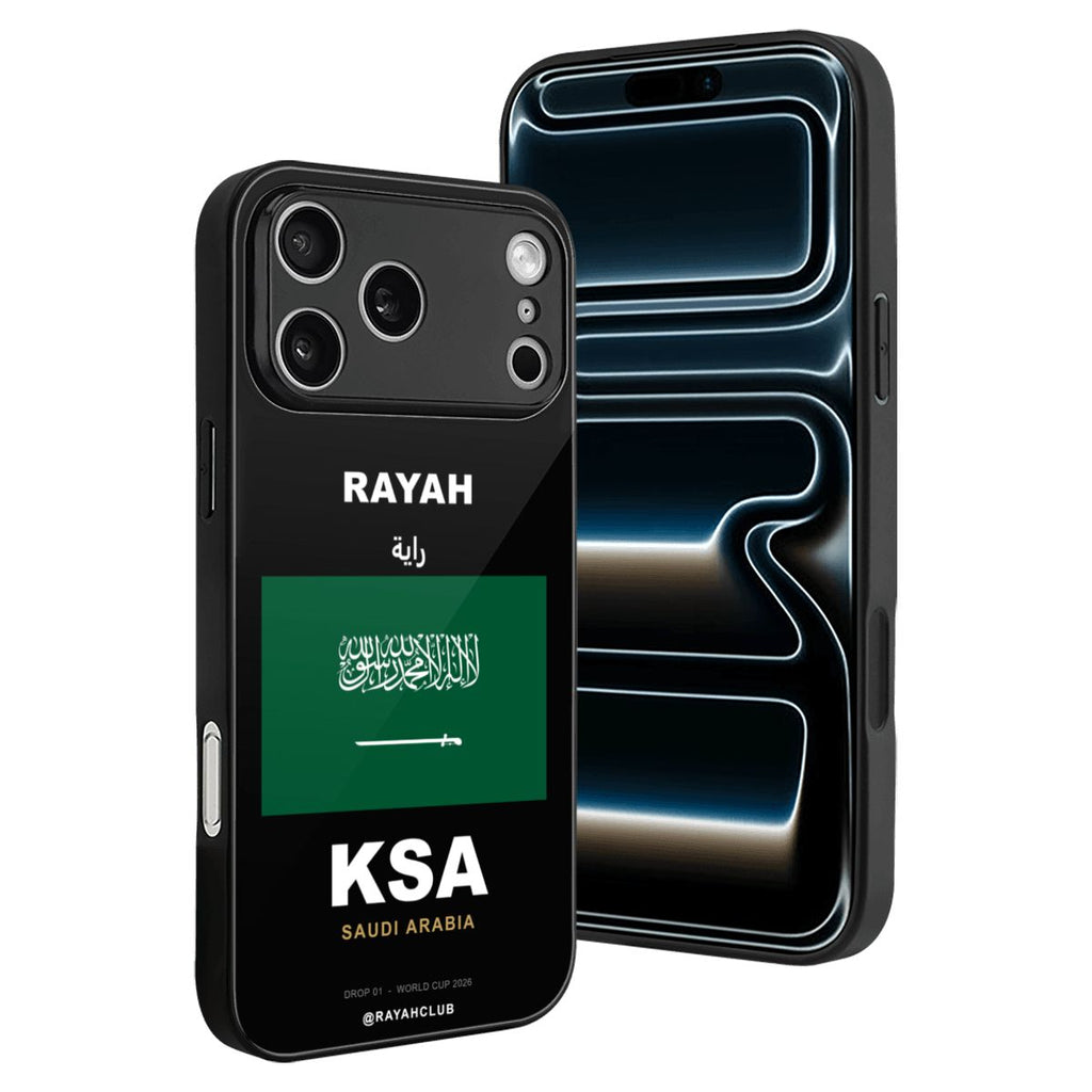 Saudi Arabia iPhone 17 Pro Max Glass Case — RAYAH.club