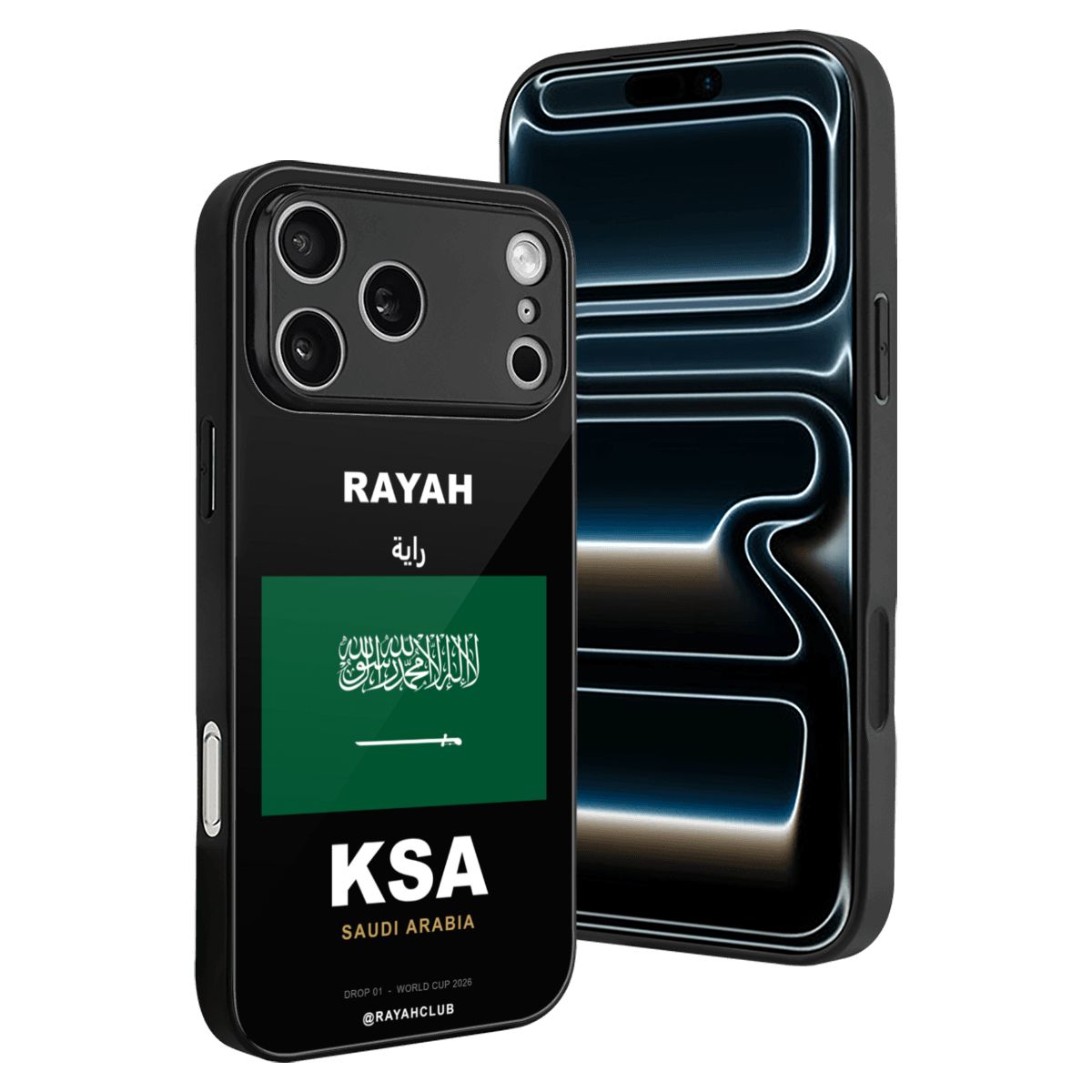 Saudi Arabia iPhone 17 Pro Max Glass Case — RAYAH.club