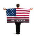 United States Flag Sleeve Cape — RAYAH.club