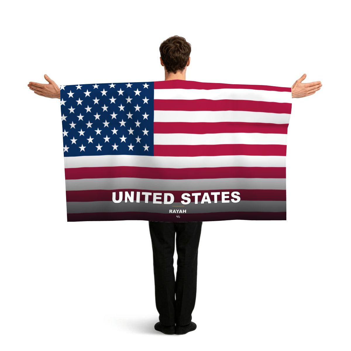 United States Flag Sleeve Cape — RAYAH.club