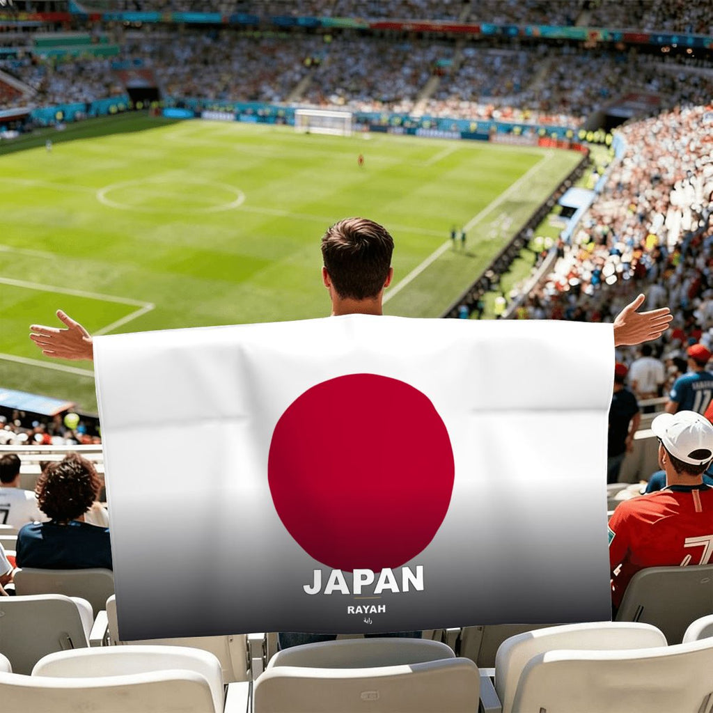 Japan Flag Sleeve Cape — RAYAH.club
