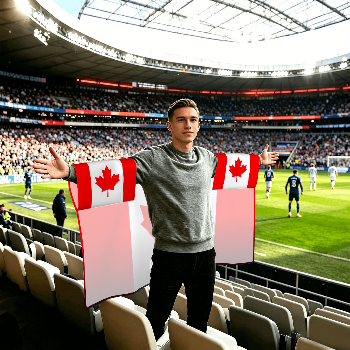 Canada World Cup 2026 Cape — Fan Flag Wearable