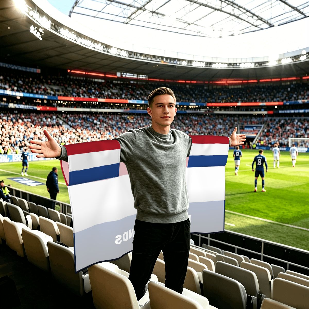 Netherlands Flag Sleeve Cape — RAYAH.club
