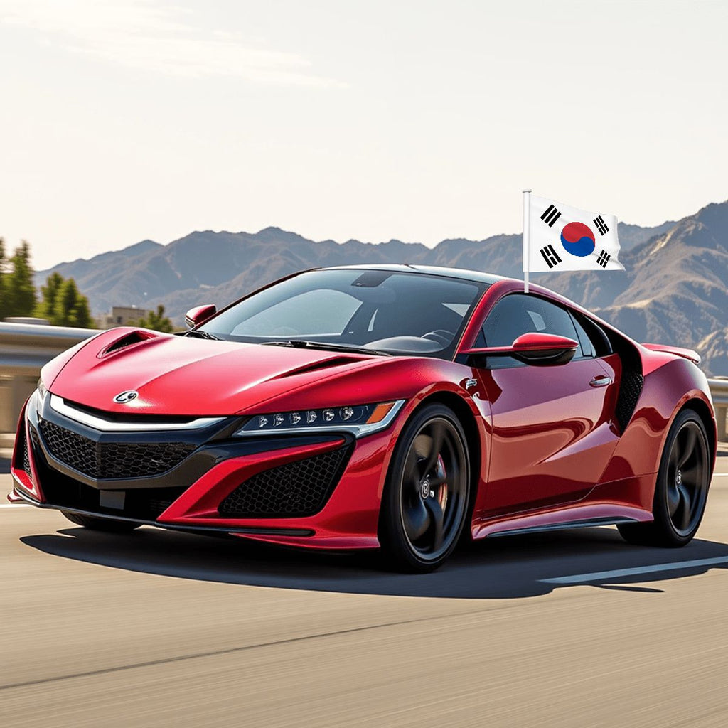 South Korea Car Flag — RAYAH.club
