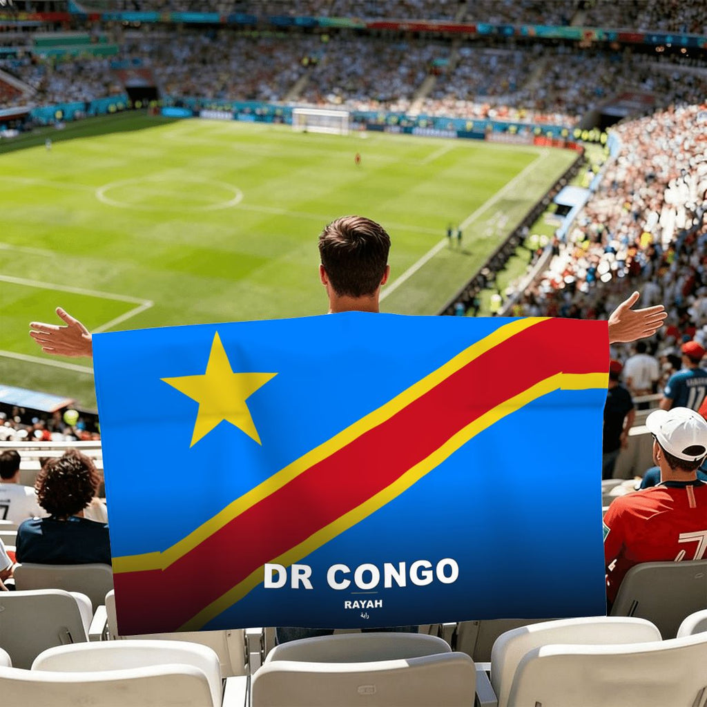 DR Congo World Cup 2026 Cape — Fan Flag Wearable