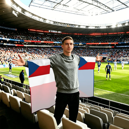 Czechia World Cup 2026 Cape — Fan Flag Wearable