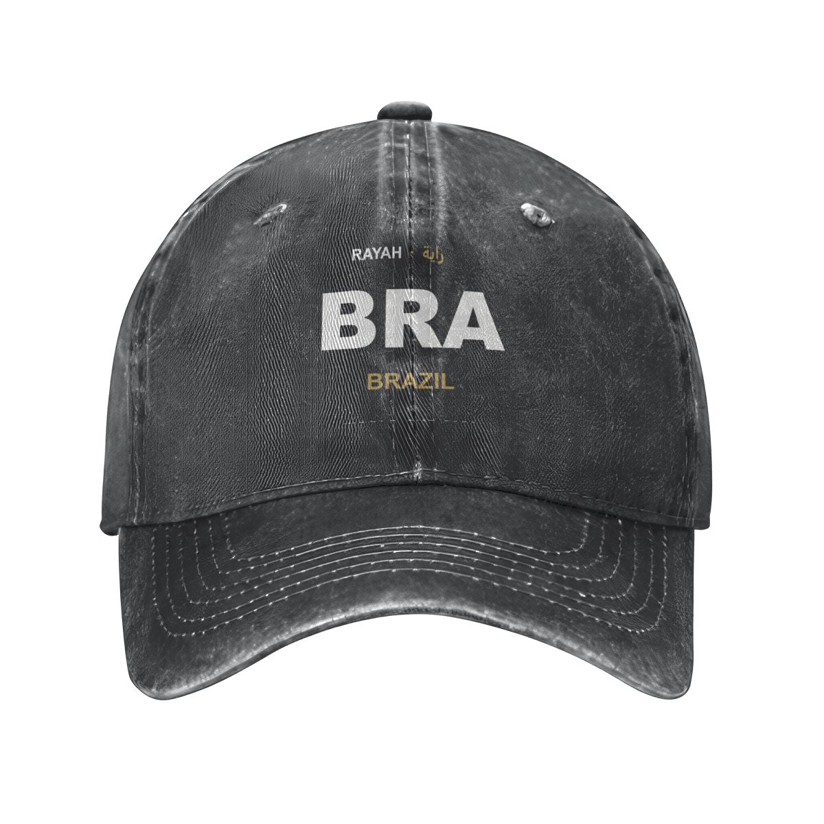 Brazil Washed Denim Cap — RAYAH.club