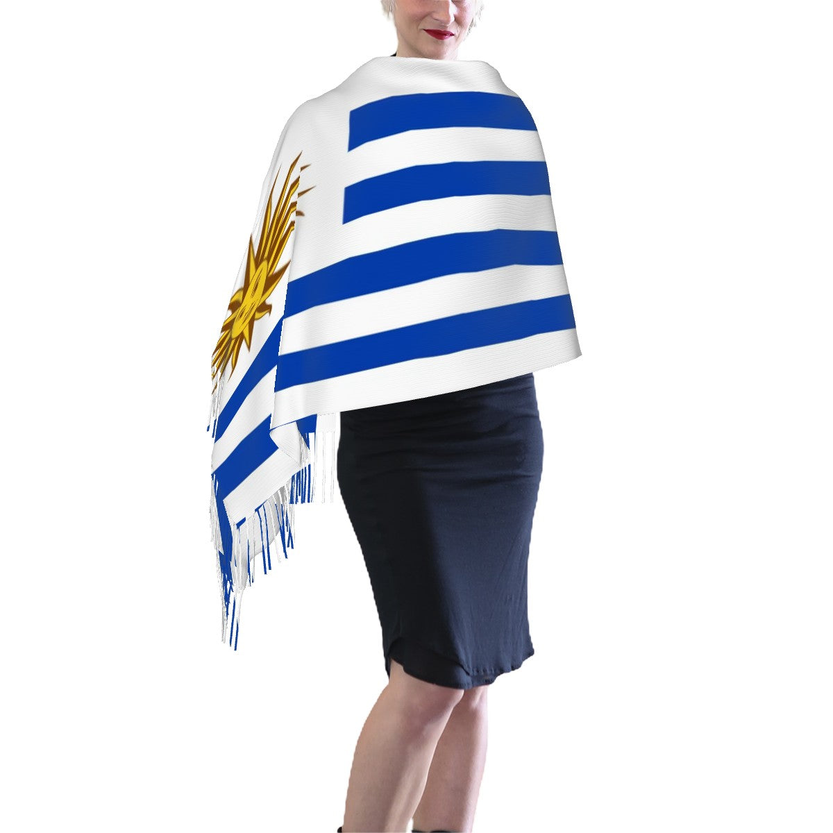 Uruguay Fan Scarf — RAYAH.club