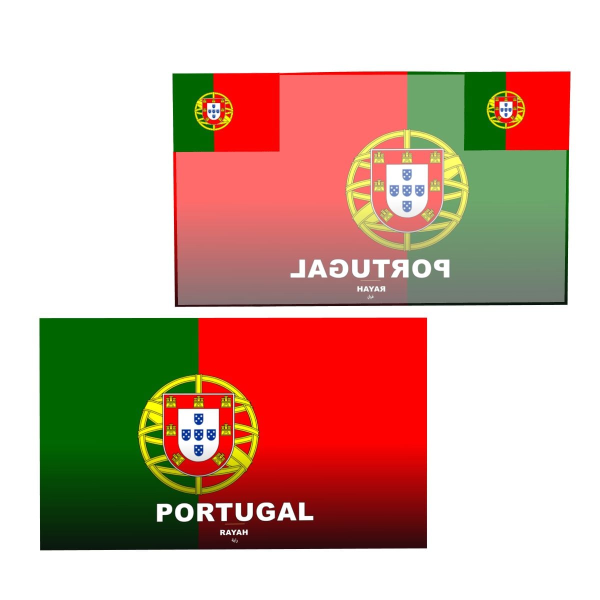 Portugal Flag Sleeve Cape — RAYAH.club