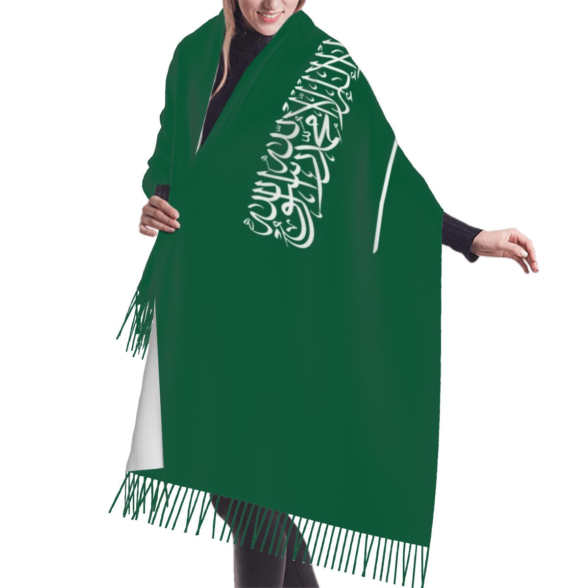 Saudi Arabia Fan Scarf — RAYAH.club