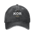 South Korea Washed Denim Cap — RAYAH.club