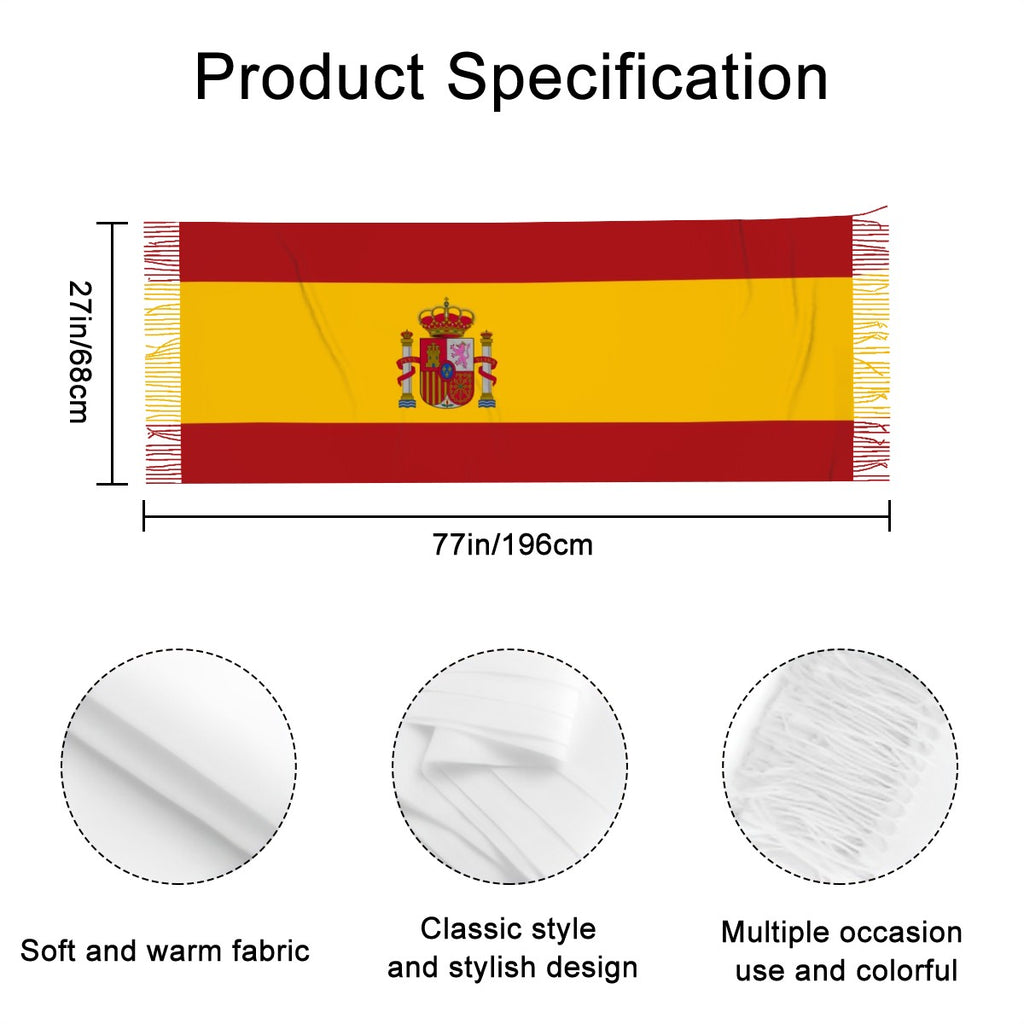 Spain Fan Scarf — RAYAH.club