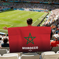 Morocco World Cup 2026 Cape — Fan Flag Wearable