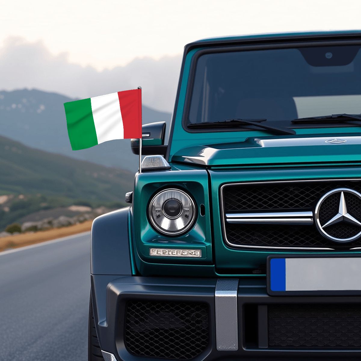 Italy Car Flag — RAYAH.club