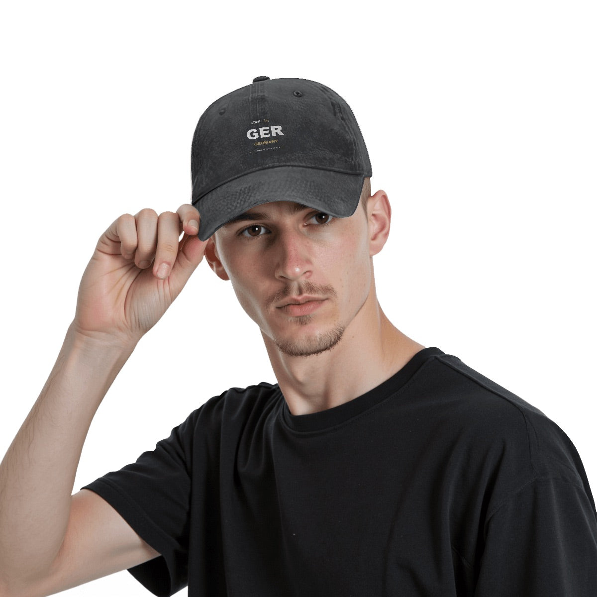 Germany Washed Denim Cap — RAYAH.club