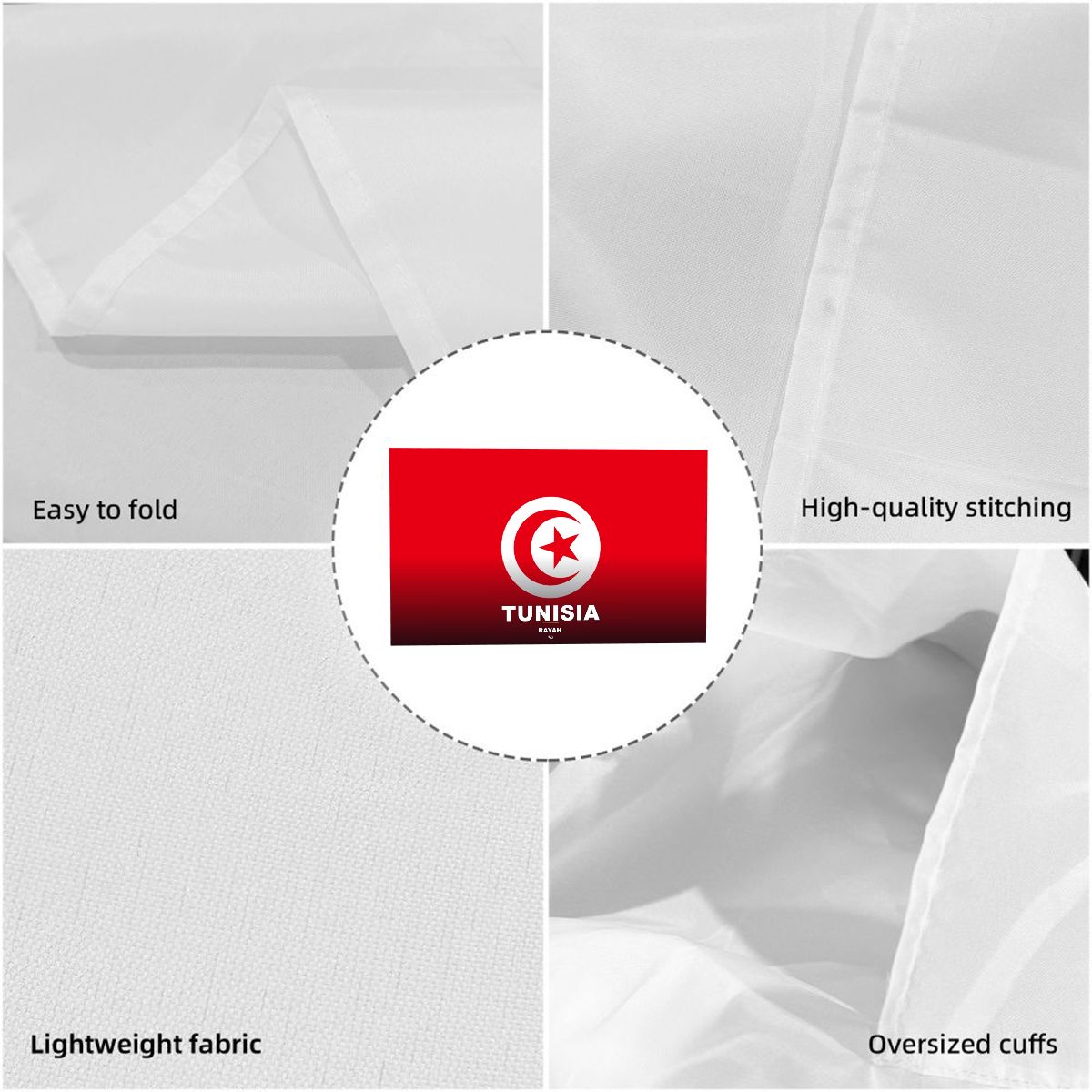 Tunisia World Cup 2026 Cape — Fan Flag Wearable