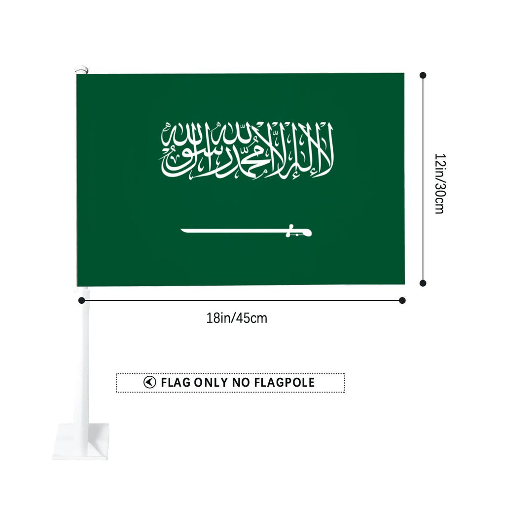 Saudi Arabia Car Flag — RAYAH.club