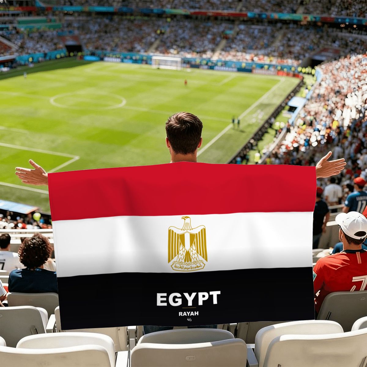 Egypt World Cup 2026 Cape — Fan Flag Wearable