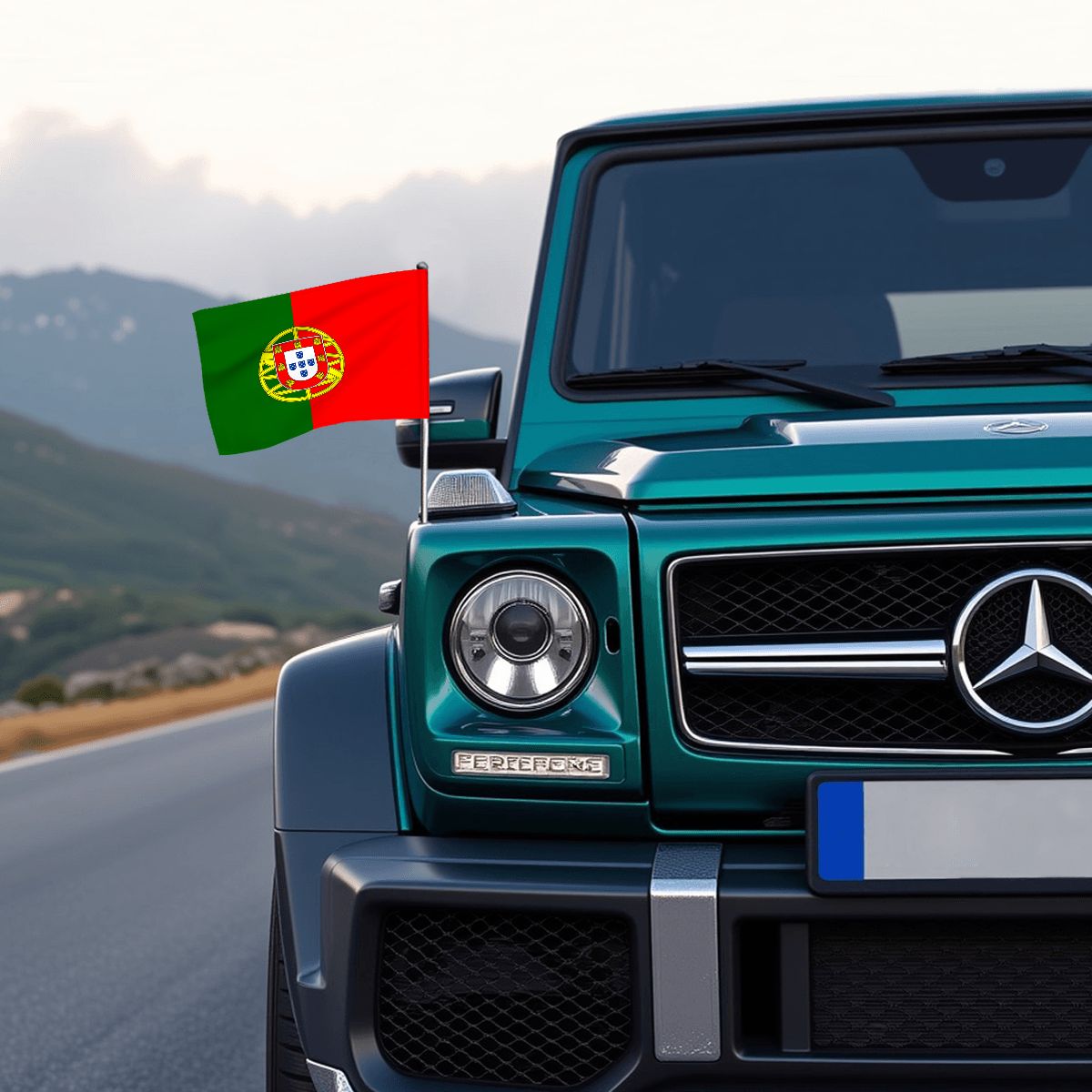 Portugal Car Flag — RAYAH.club
