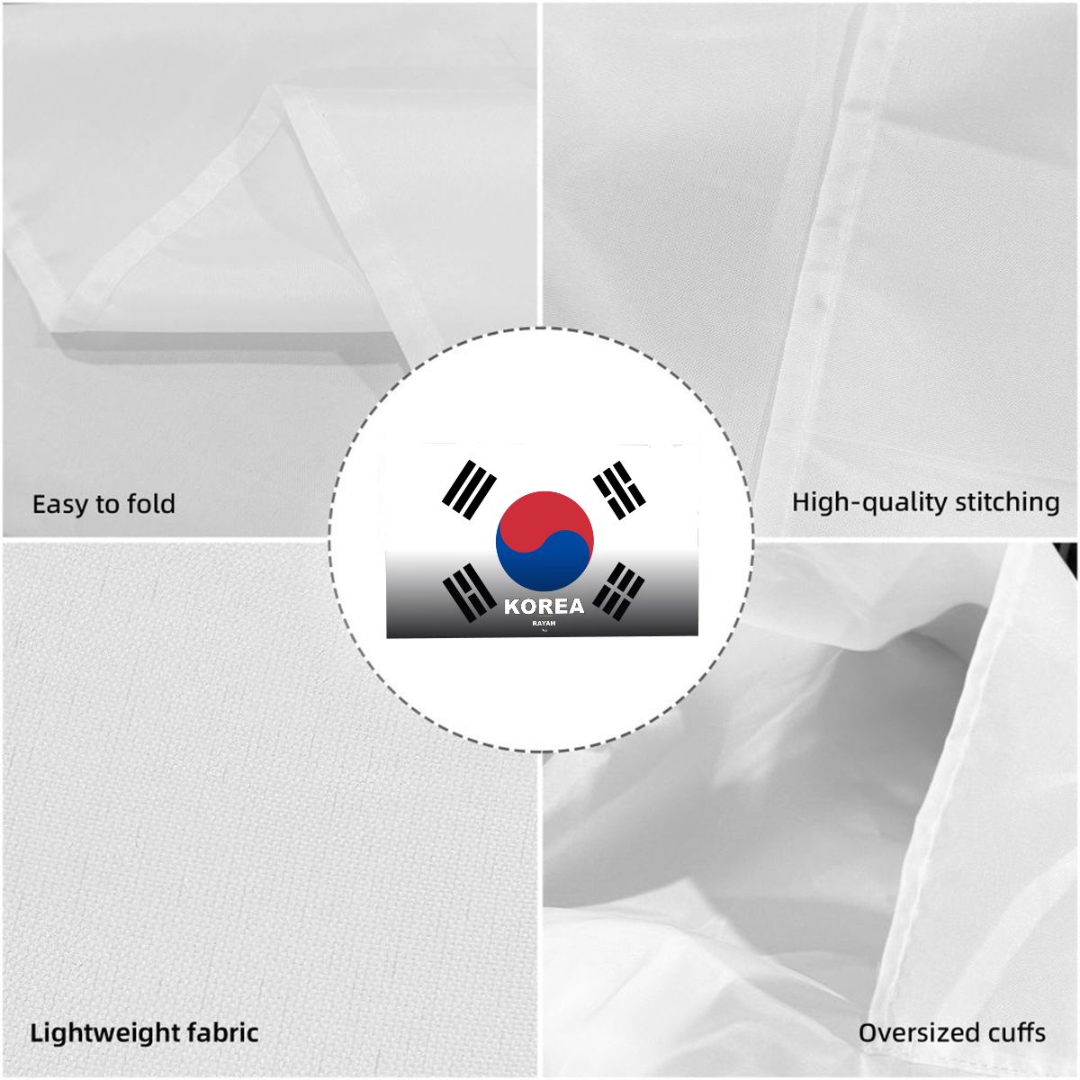 South Korea Flag Sleeve Cape — RAYAH.club