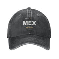 Mexico Washed Denim Cap — RAYAH.club