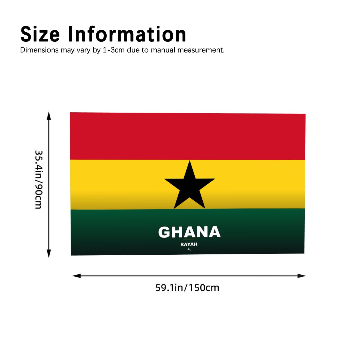 Ghana World Cup 2026 Cape — Fan Flag Wearable
