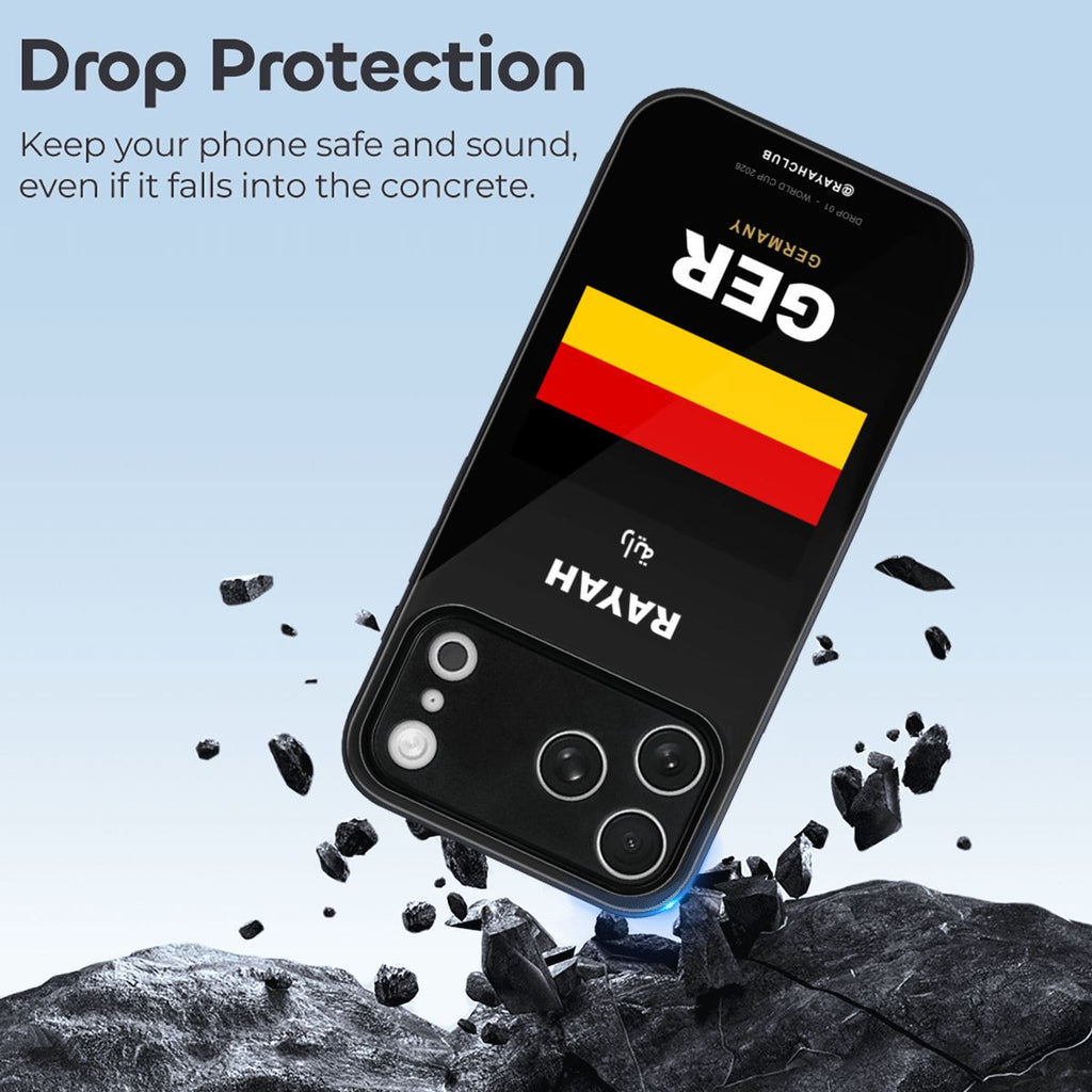 Germany iPhone 17 Pro Max Glass Case — RAYAH.club