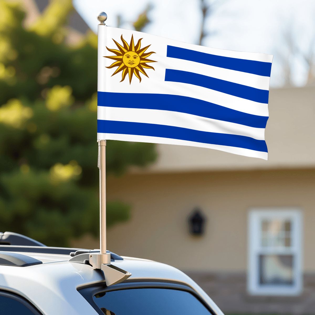 Uruguay Car Flag — RAYAH.club