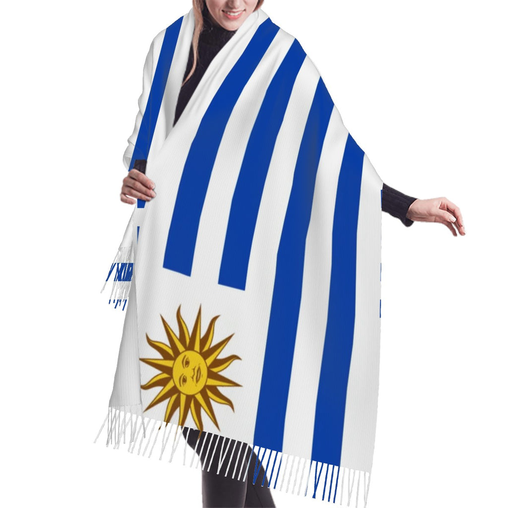 Uruguay Fan Scarf — RAYAH.club