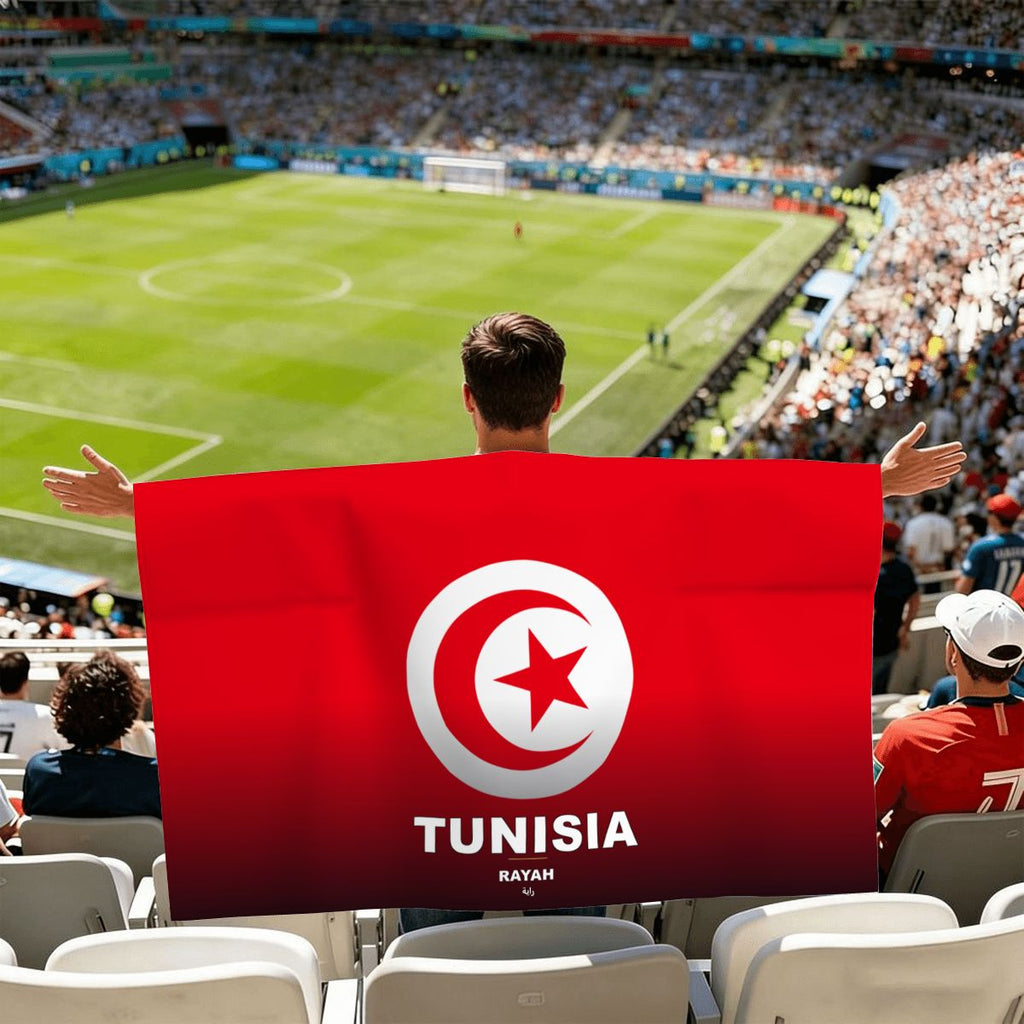 Tunisia World Cup 2026 Cape — Fan Flag Wearable