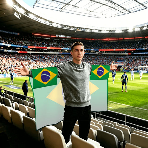 Brazil World Cup 2026 Cape — Fan Flag Wearable