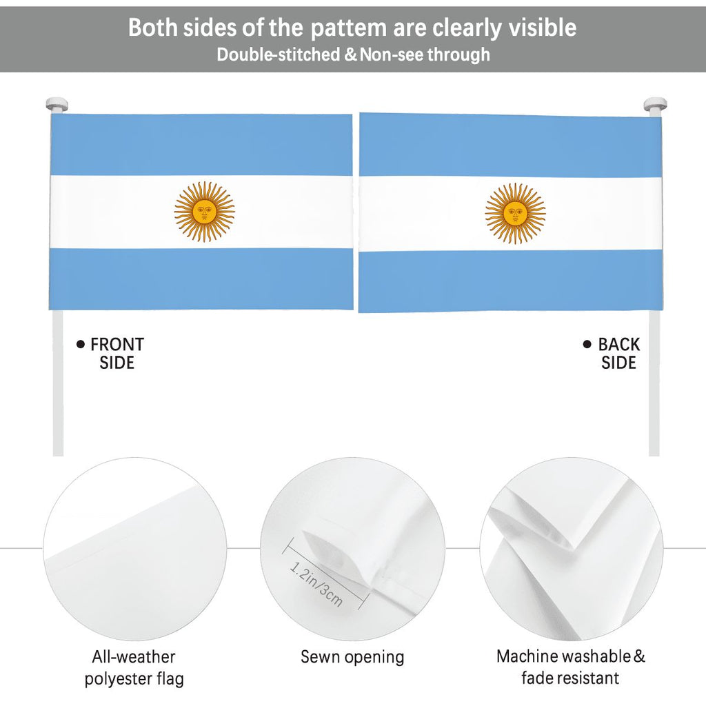 Argentina Car Flag — RAYAH.club