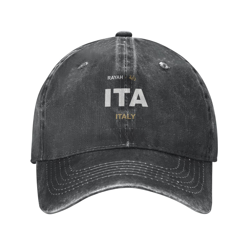 Italy Washed Denim Cap — RAYAH.club