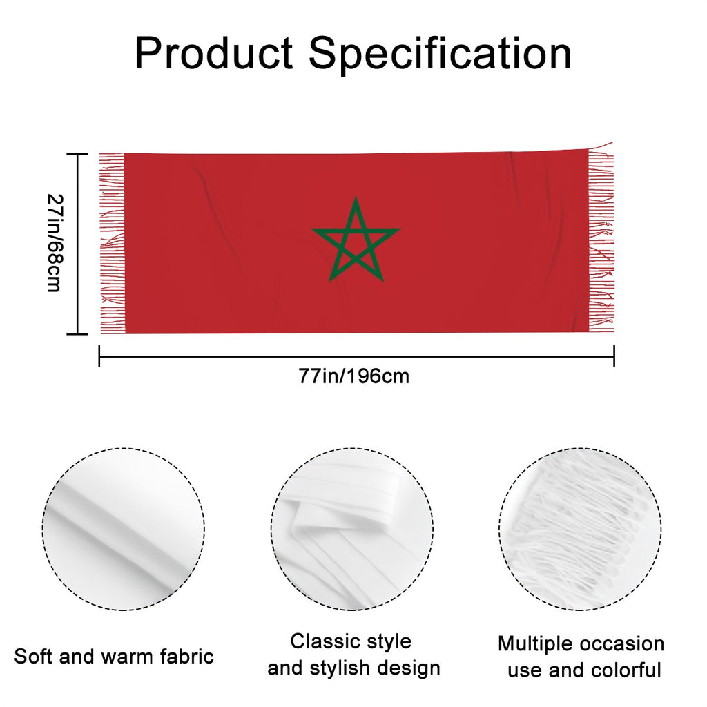 Morocco Fan Scarf — RAYAH.club